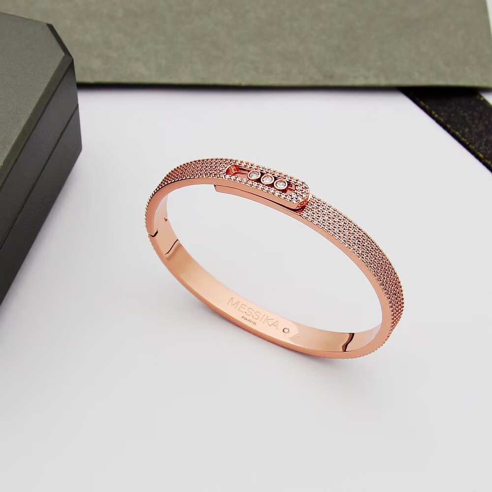 [Cadisa]Move Noa Full Pavé Diamond Bangle Bracelet