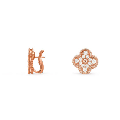 [Gaonasi]CLOVER 15MM MOP EARRINGS COLLECTION