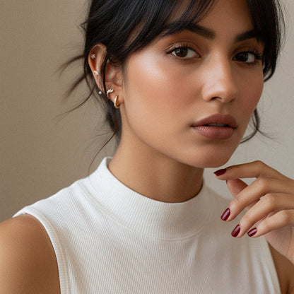 [Gaonasi]Essential Diamond Earrings Bundle