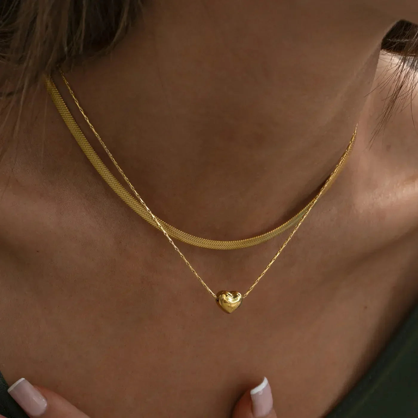 [Gaonasi]Jessica Gold Necklace