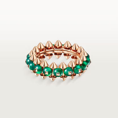 [Gaonasi Jewelry]CLASH 7.9MM AGATE CHALCEDONY RING