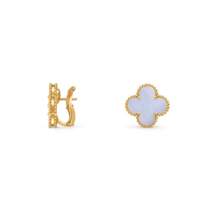 [Gaonasi]CLOVER 15MM MOP EARRINGS COLLECTION
