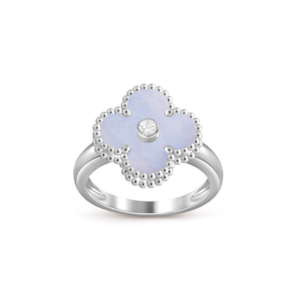 [Gaonasi]CLOVER SILVER DIOMND RING COLLECTION