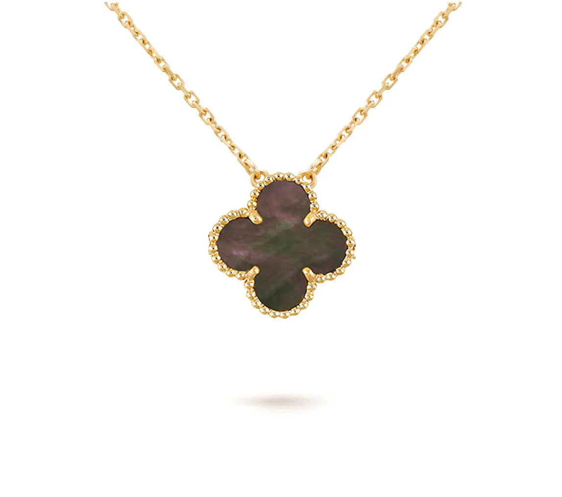 [Gaonasi]CLOVER 15MM SINGLE FLOWER NECKLACE COLLECTION