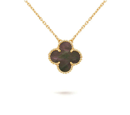 [Gaonasi]CLOVER 15MM SINGLE FLOWER NECKLACE COLLECTION