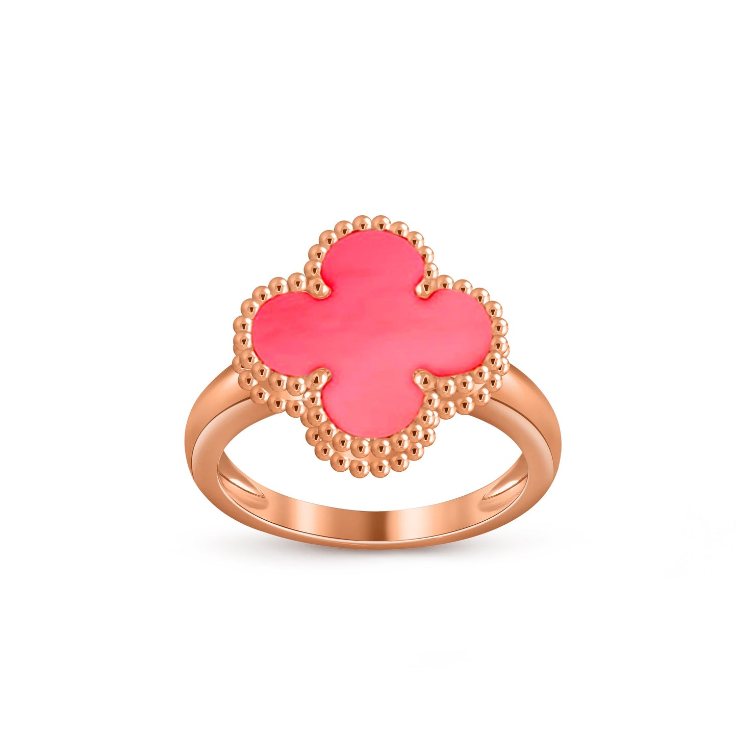 [Gaonasi]CLOVER RING ROSE GOLD COLLECTION