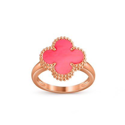 [Gaonasi]CLOVER RING ROSE GOLD COLLECTION