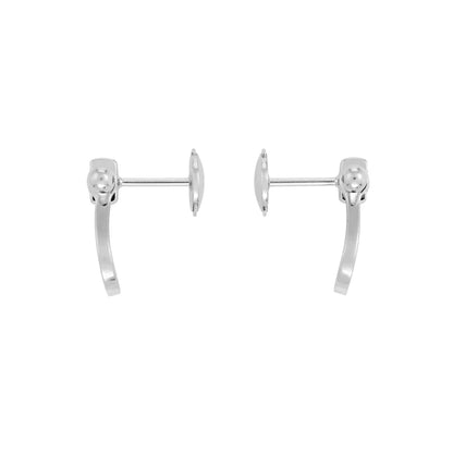 [Gaonasi]FORCE 10 FULL DIAMOND STUD EARRINGS MINI MODEL
