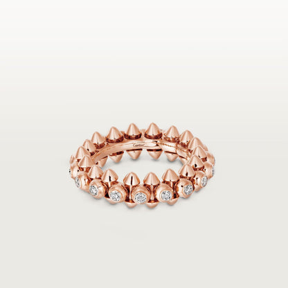 [Gaonasi Jewelry]CLASH 6.8MM DIAMOND MEDIUM RING