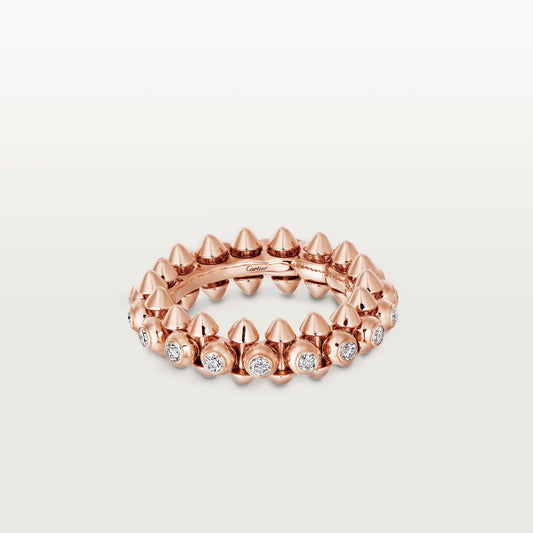 [Gaonasi Jewelry]CLASH 6.8MM DIAMOND MEDIUM RING