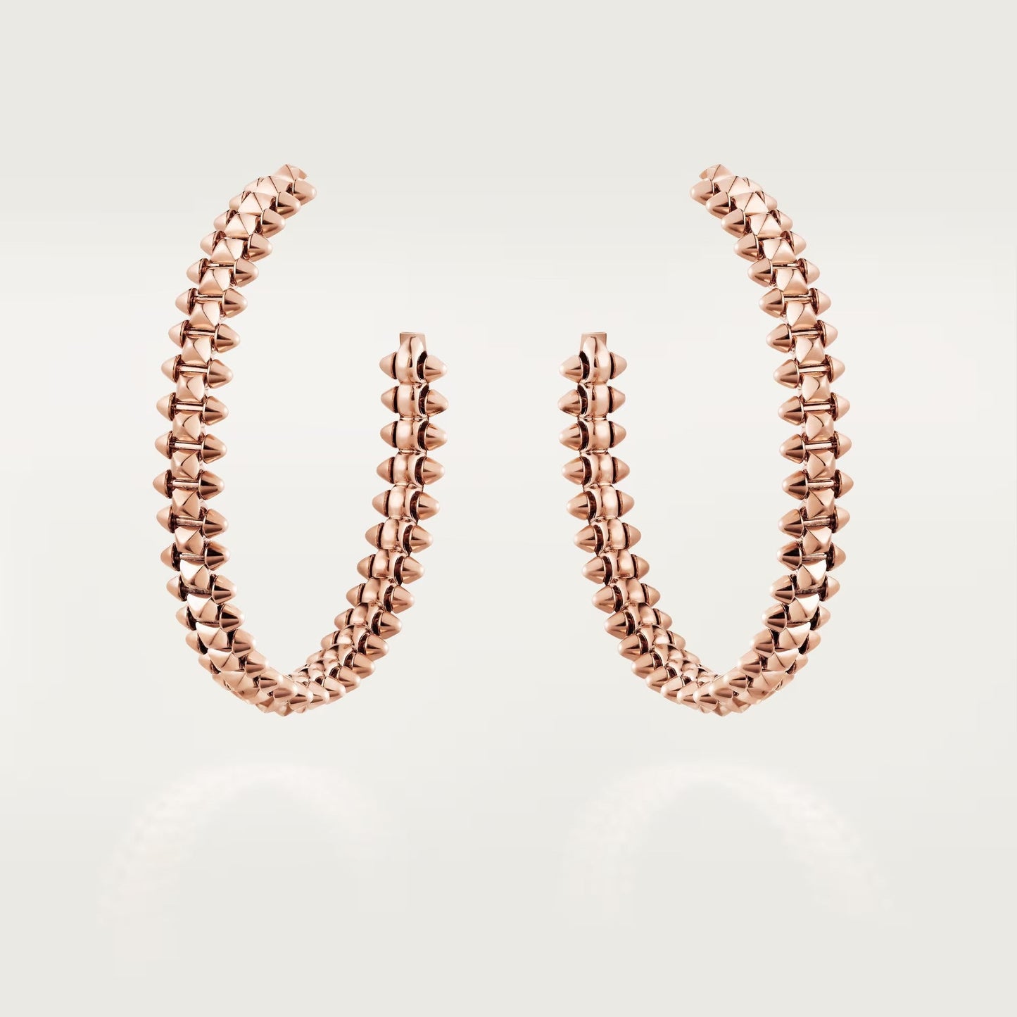 [Gaonasi Jewelry]CLASH HOOP LARGE EARRINGS