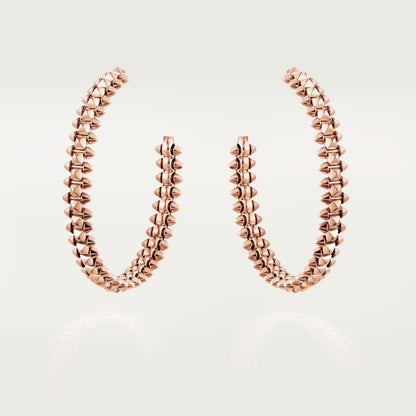 [Gaonasi Jewelry]CLASH HOOP LARGE EARRINGS