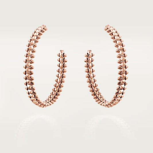 [Gaonasi Jewelry]CLASH HOOP LARGE EARRINGS