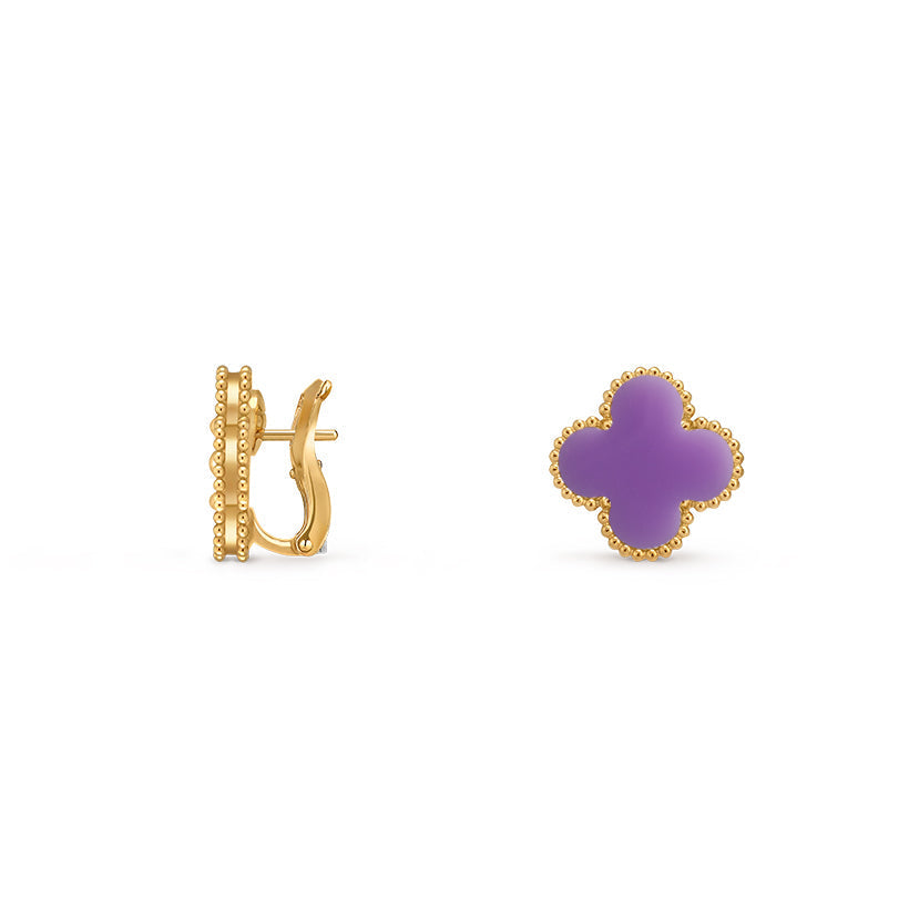 [Gaonasi]CLOVER 15MM MOP EARRINGS COLLECTION