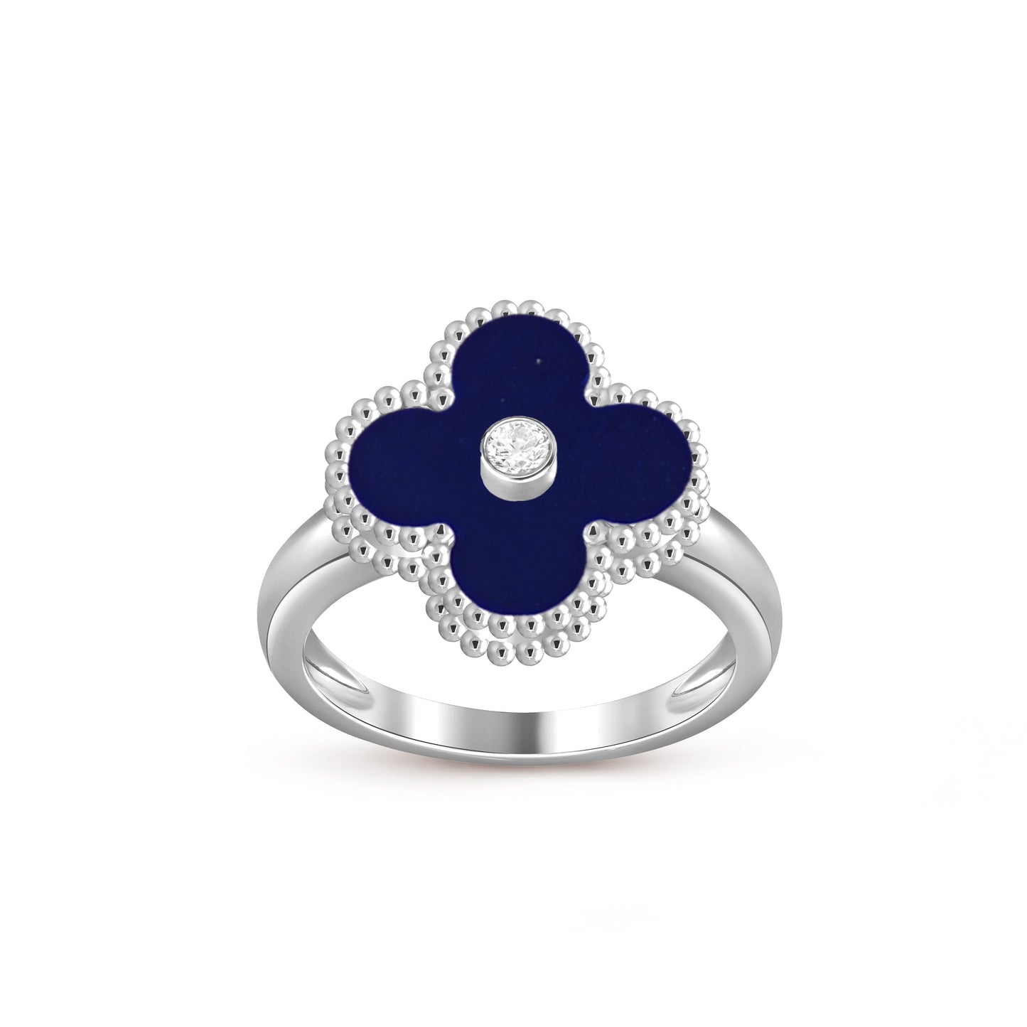 [Gaonasi]CLOVER SILVER DIOMND RING COLLECTION