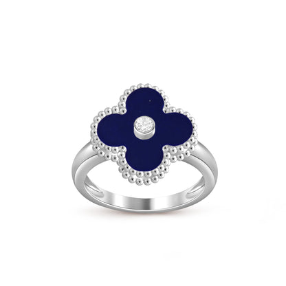 [Gaonasi]CLOVER SILVER DIOMND RING COLLECTION