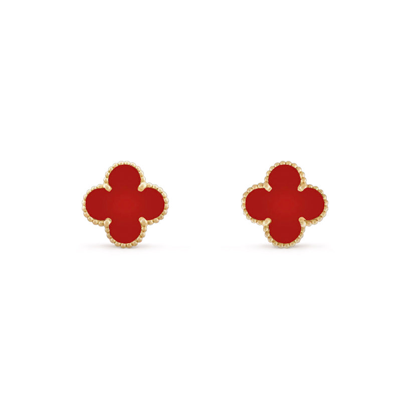 [Gaonasi]CLOVER 15MM EARRINGS COLLECTION