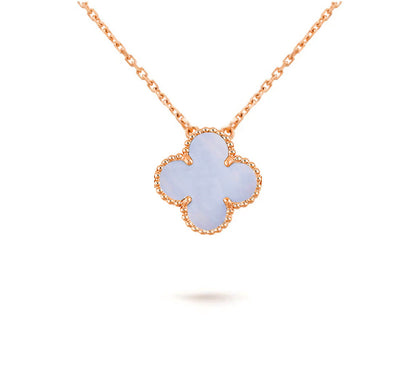 [Gaonasi]CLOVER 15MM SINGLE FLOWER NECKLACE COLLECTION