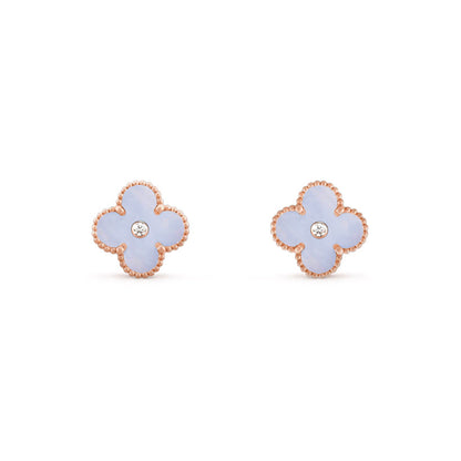 [Gaonasi]CLOVER  15MM DIAMOND EARRINGS COLLECTION