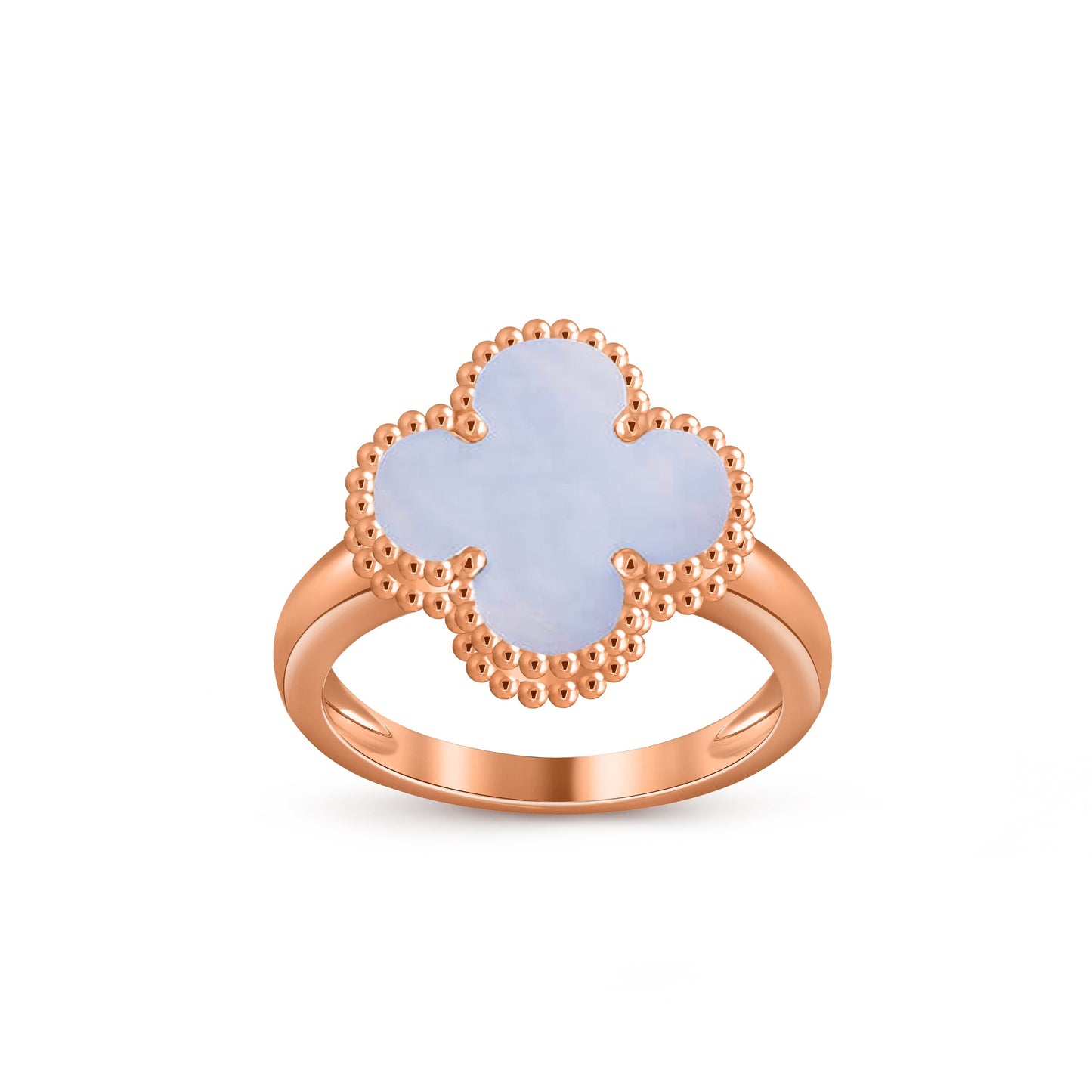 [Gaonasi]CLOVER RING ROSE GOLD COLLECTION