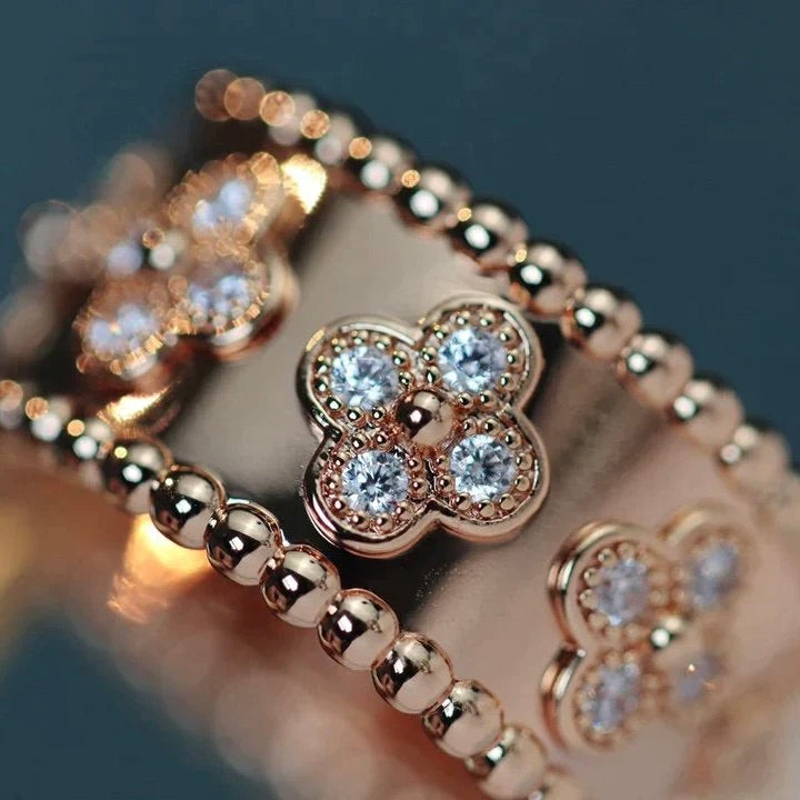 [Gaonasi]CLOVER KALEIDOSCOPE RING 10MM