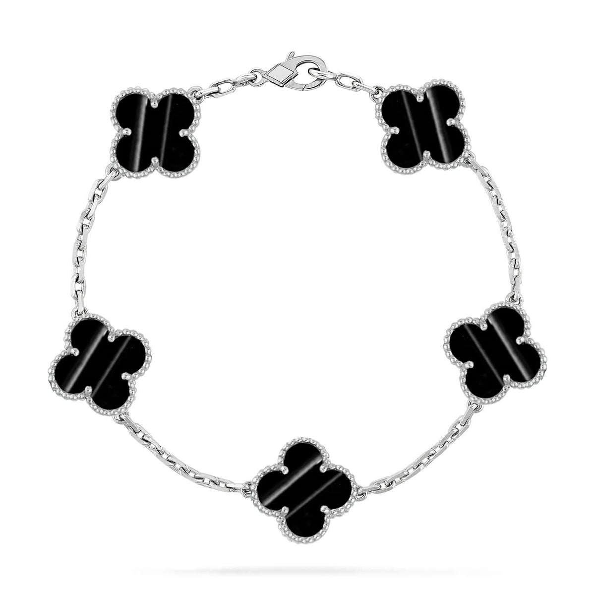 [Gaonasi] CLOVER 5 MOTIF PULSAR STONE BRACELET COLLECTION