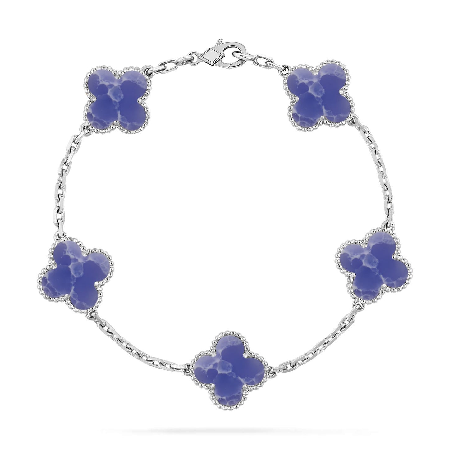 [Gaonasi]CLOVER 5 MOTIF BLUE VEINS BRACELET COLLECTION