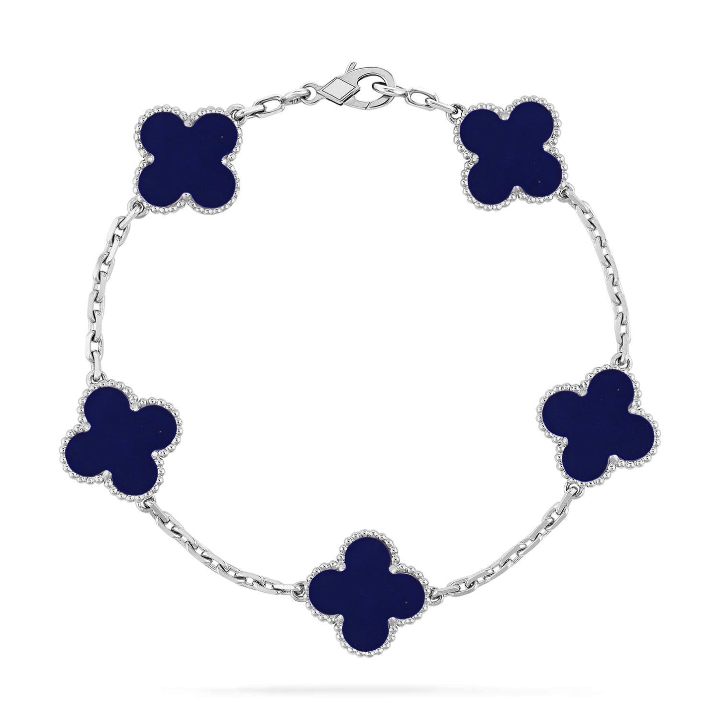 [Gaonasi]CLOVER 5 MOTIF LAPIS LAZULI BRACELET COLLECTION