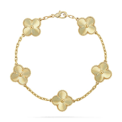 [Gaonasi] CLOVER 5 MOTIF LASER BRACELET COLLECTION