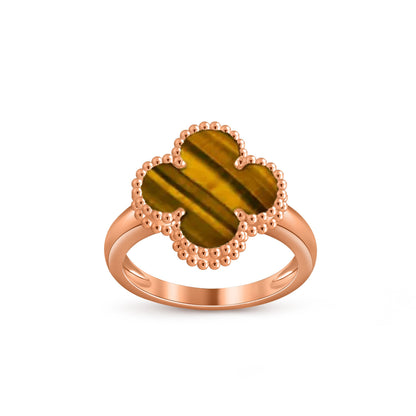 [Gaonasi]CLOVER RING ROSE GOLD COLLECTION