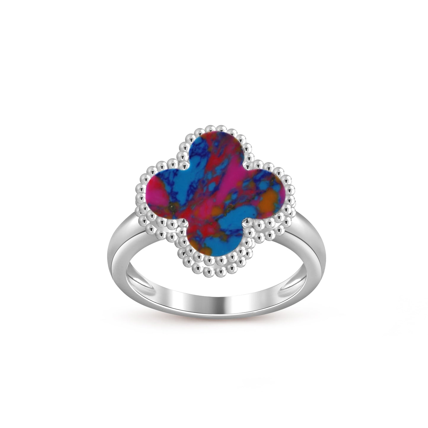 [Gaonasi]CLOVER SILVER RING COLLECTION
