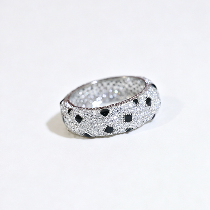 [Gaonasi Jewelry]PANTHERE SPOTTED FULL DIAMOND RING