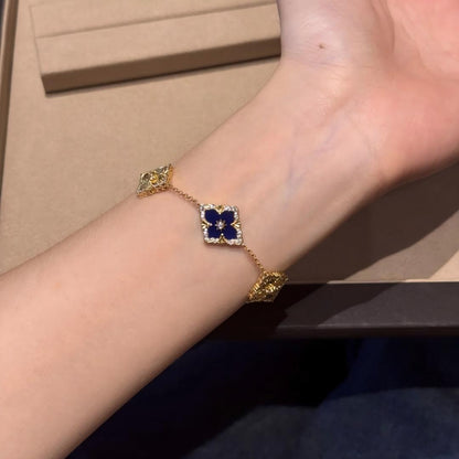[Cadisa JEWELRY] OPERA 5 MOTIFS TULLE ENAMEL BRACELET