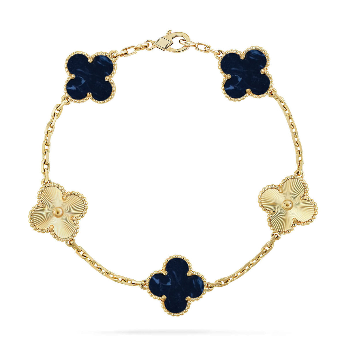 [Gaonasi]CLOVER 5 MOTIF PIETERSITE BRACELET COLLECTION