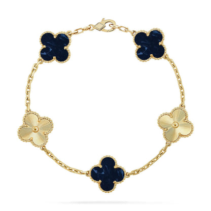 [Gaonasi]CLOVER 5 MOTIF PIETERSITE BRACELET COLLECTION