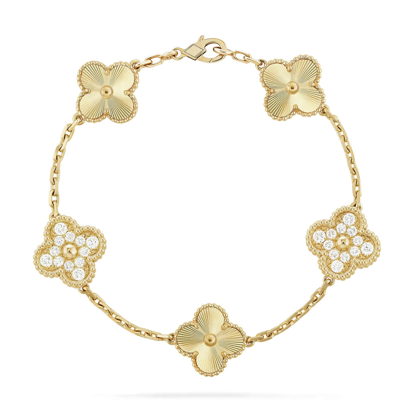 [Gaonasi] CLOVER 5 MOTIF LASER BRACELET COLLECTION