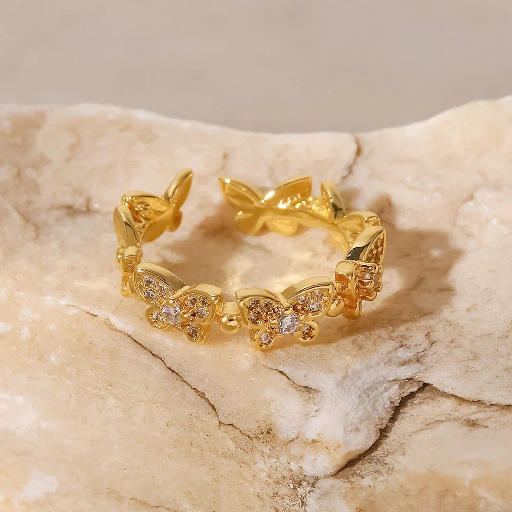 [Gaonasi]Colleen Butterfly Gold Ring