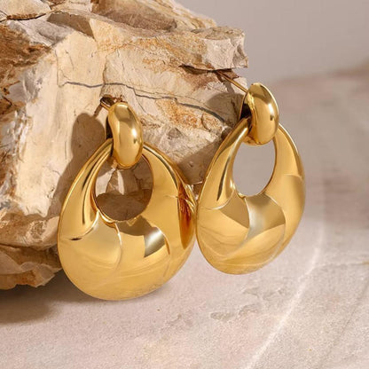 [Gaonasi]Coralyn Gold Earrings