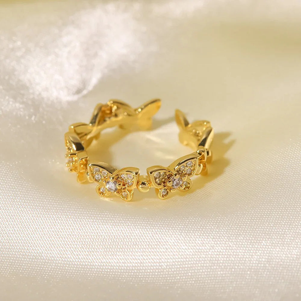[Gaonasi]Colleen Butterfly Gold Ring