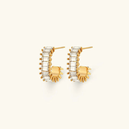 [Gaonasi]Agnes Diamond Earrings