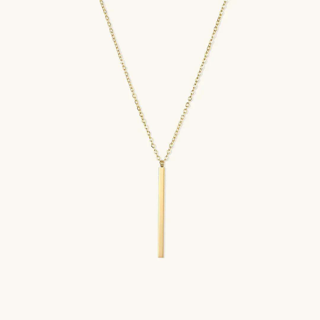 [Gaonasi]Allison Gold Bar Necklace