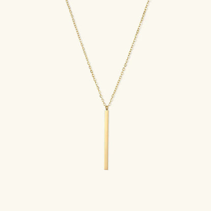 [Gaonasi]Allison Gold Bar Necklace