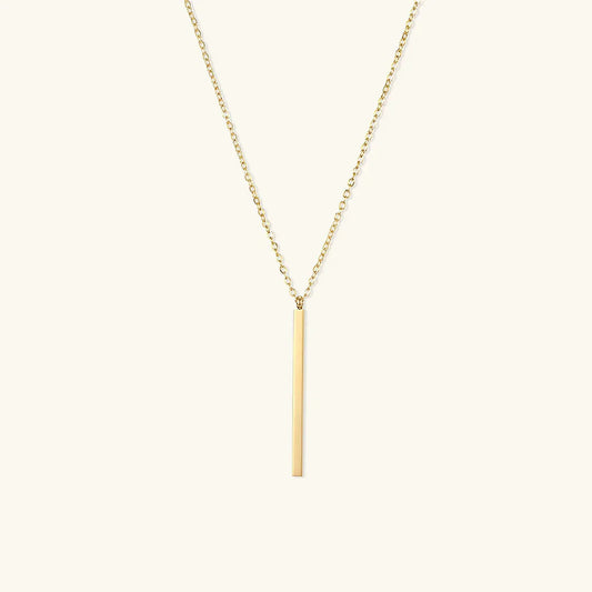 [Gaonasi]Allison Gold Bar Necklace