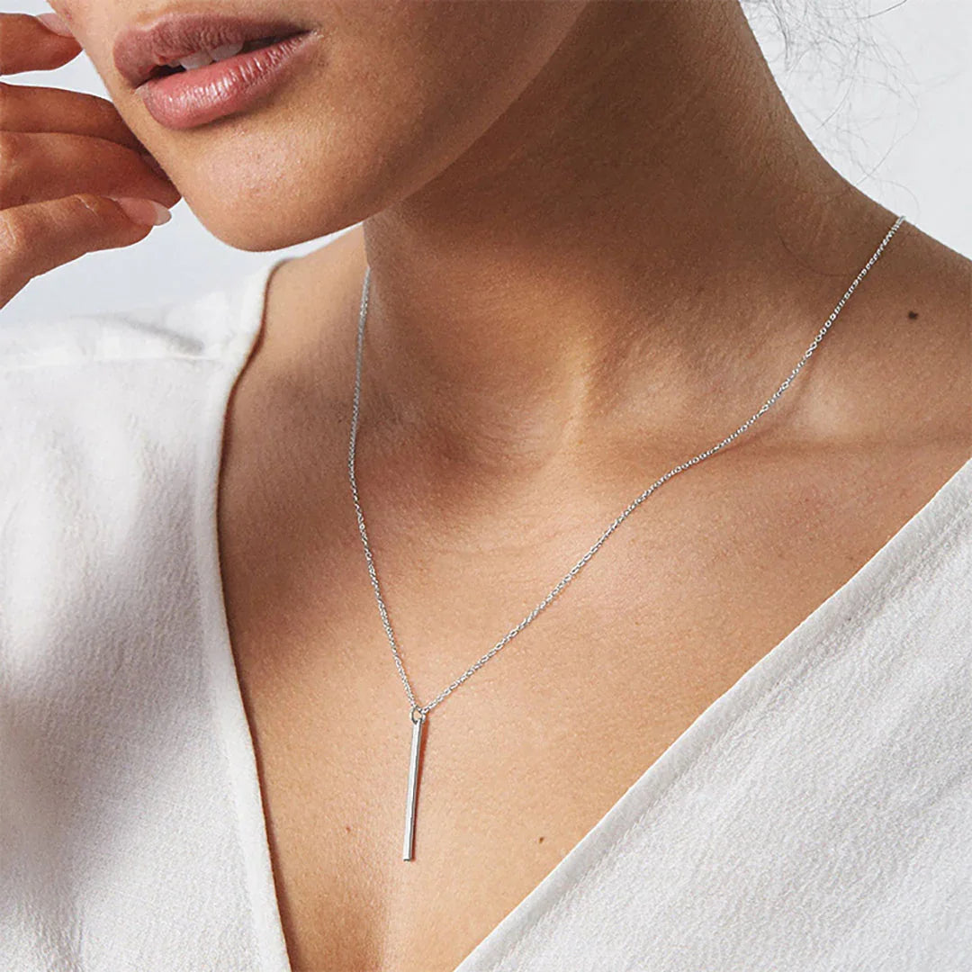 [Gaonasi]Allison Gold Bar Necklace