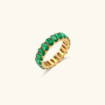[Gaonasi]Antoinette Diamond Simulant Gold Ring