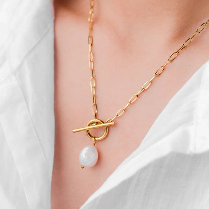 [Gaonasi]Aphrodite Freshwater Pearl Necklace