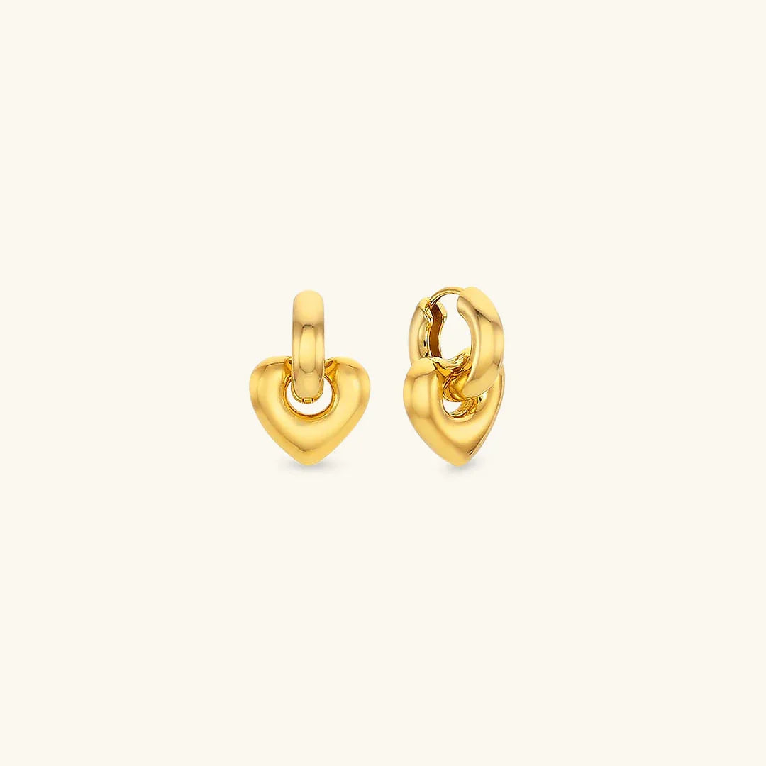 [Gaonasi]Aria's Arrow Gold Earrings