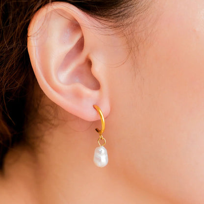 [Gaonasi]Asa Freshwater Pearl Earrings