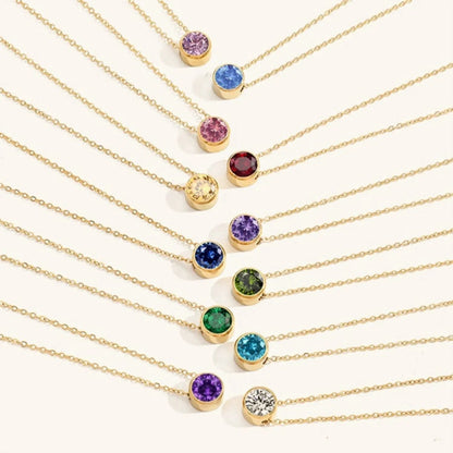 [Gaonasi]Amelia Birthstone Necklace