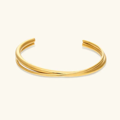 [Gaonasi]Rianne Layered Gold Bangle